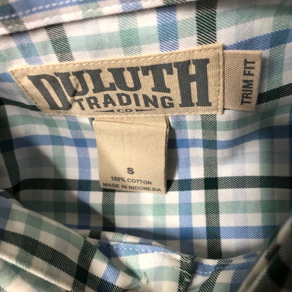 Duluth Trading Co. Men’s Small Button Down Shirt - Picture 3 of 4